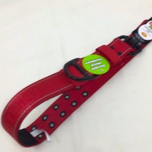 Kong dog collar size medium red with black